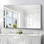 36x55inch Bathroom Mirror, Large Rectangular Wall Mirrors by Welcometocofeny