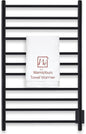 WarmlyYours Malta Heated Towel Rack, 11-Bar Electric Towel Warmer, Hardwired by WarmlyYours
