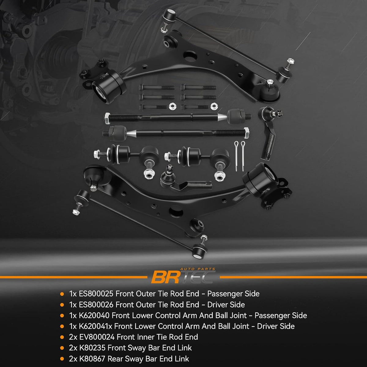 front lower control arm kit for mazda 3 shown in use