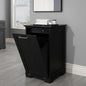 OLD CAPTAIN Wooden Tilt Out Trash Cabinet, Wooden Kitchen Garbage Can Free by OldCaptainFurnitureLighting