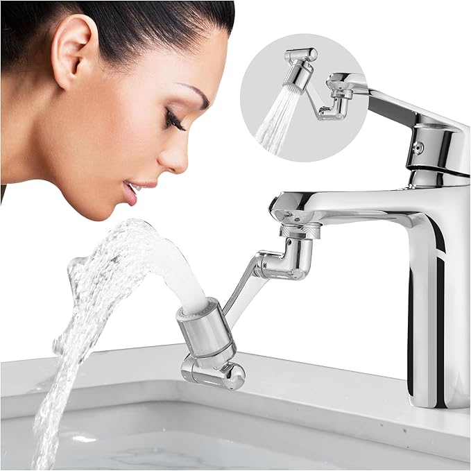Patented CECEFIN 1080°Swivel Faucet-Extender Sink-Aerator by CECEFIN