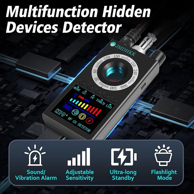 JMDHKK K19 Hidden Camera Detector, Bug Detector, Signal Detector, Spy Camera - Image 6