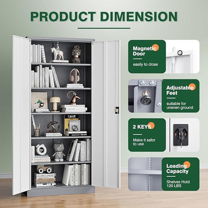 Letaya Metal Garage Storage Cabinets - Image 6