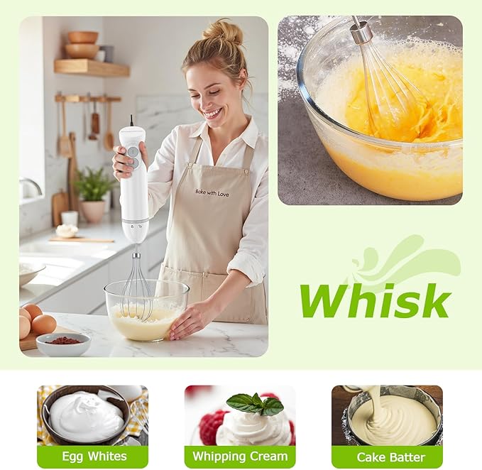 Bonsenkitchen Hand Blender, Immersion Blender - Image 3