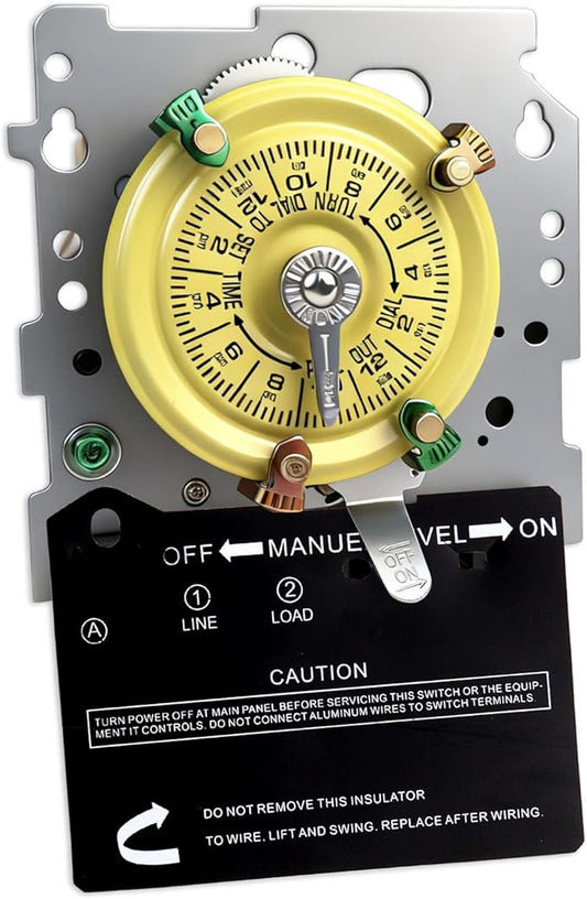 T101M Pool Timer Mechanism Only, Pool Pump Timer, 120V 2HP SPST 40A Time Switch by Bxmgr