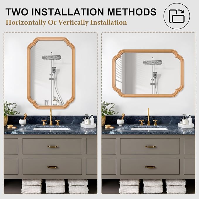 Wood Mirror for Bathroom - Image 6