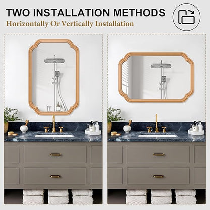Wood Mirror for Bathroom - Image 6