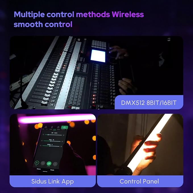 Aputure Amaran T2C RGBWW LED Tube Light 2500K to 7500K, Support APP and DMX - Image 6