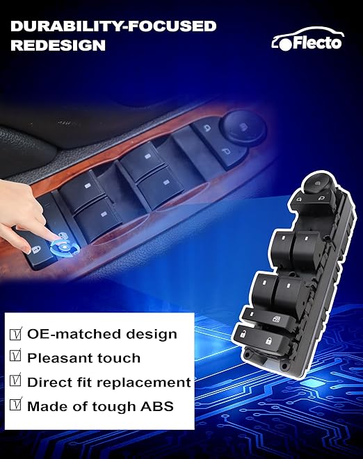 Flecto 20835552 Master Power Window Switch Driver Side - Image 4