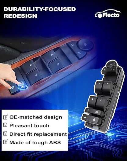 Flecto 20835552 Master Power Window Switch Driver Side - Image 4