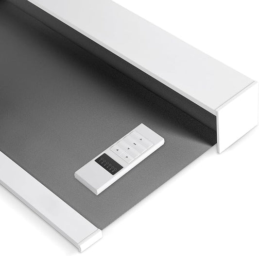 Tipiace Motorized Blinds with Remote Window Roller Shade Wireless Rechargeable by Tipiace