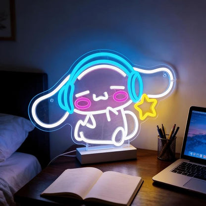 THIIXDAI Cinnamoroll Neon Sign for Room Decor, USB Powered LED Lights - Image 6