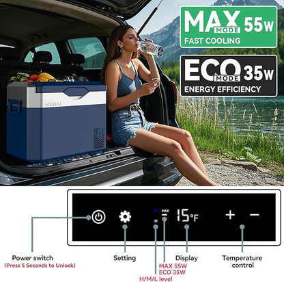 Car Fridge Portable 12V Refrigerator 32 Quart 12 Volt Freezer Compressor Cooler - Image 3