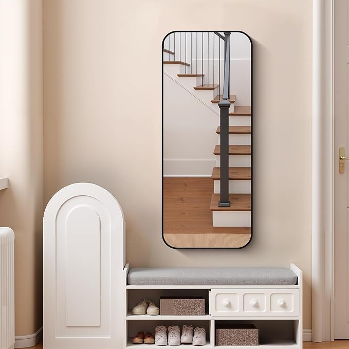 FORBATH Bathroom Mirror 20" x 48", Rectangle Black Bathroom Mirror - Image 3