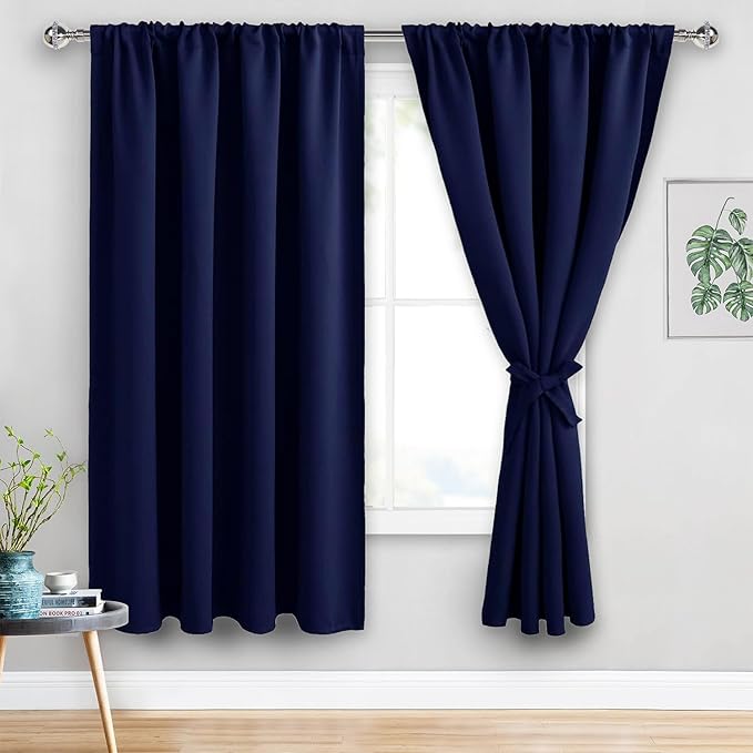 JIUZHEN Blackout Curtains for Bedroom by JIUZHEN