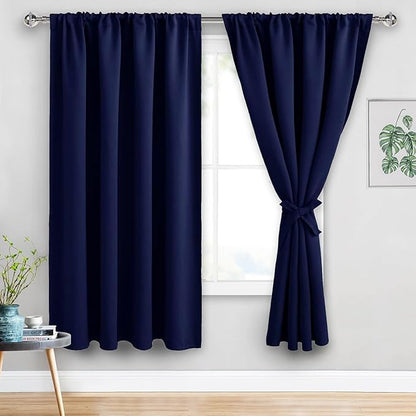 JIUZHEN Blackout Curtains for Bedroom by JIUZHEN