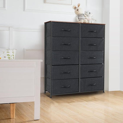 Dresser for Bedroom with 10 Drawers, Chest of Drawers, Storage Drawers - Image 8
