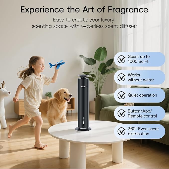 The CACAFSFY Waterless Scent Diffuser Starter Kit -Include 2x120ml Essential - Image 2