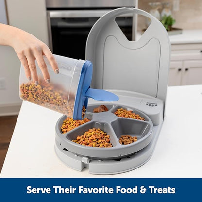 PetSafe Automatic Dog Feeder, 5 Meals, 40 oz Capacity, - Image 6