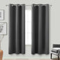 72 Length Blackout Curtains for Bedroom 2 Panels Set Sun Heat Blocking Thermal by KOUFALL