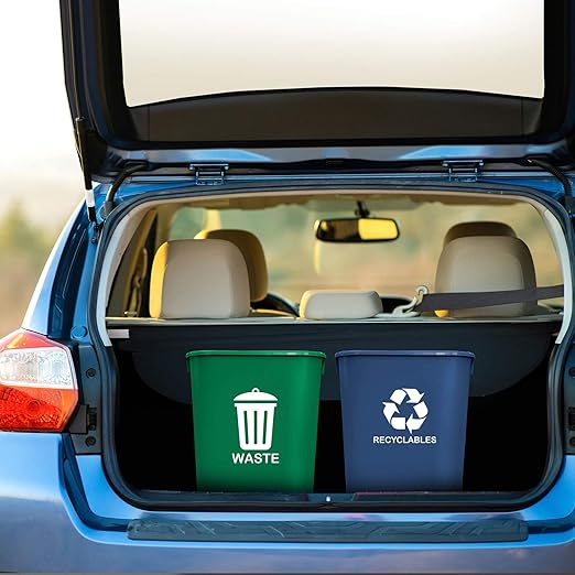 Acrimet Wastebasket Bin for Recycling and Waste, 6.75 Gallon/ 27 Quart/ 24 Liter - Image 6