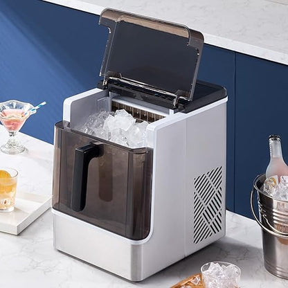 VEVOR Countertop Ice Maker, 32 Cubes Ready in 15 Mins, 46lbs in 24Hrs, - Image 8