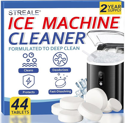 Ice Machine Cleaner Maker and Descaler -44 Ice Maker Cleaner Tablets Compatible by Unknown
