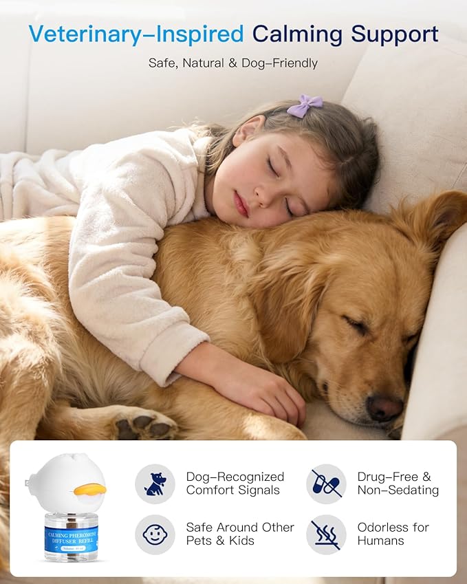 Dog Calming Pheromone Diffuser Kit – Plug-in Anxiety & Stress Relief - Image 5