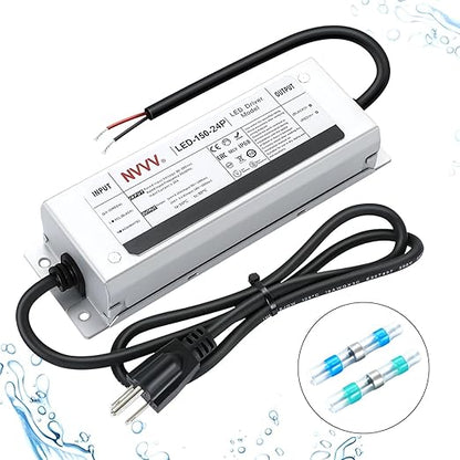 24 Volt LED Driver 150 Watts Power Supply Waterproof IP68 Low Voltage by NVVV