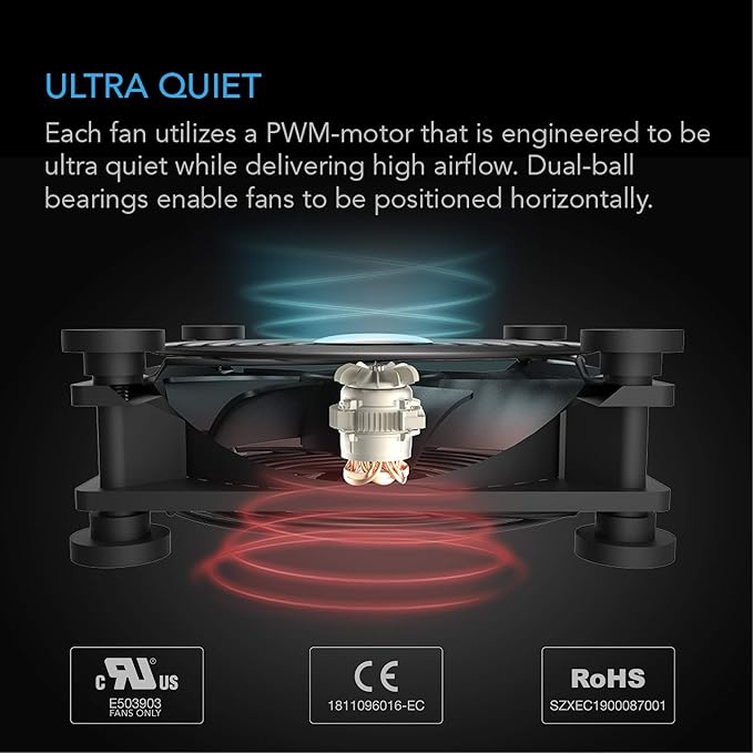 AC Infinity MULTIFAN S3-P, Quiet 120mm AC-Powered Fan - Image 4