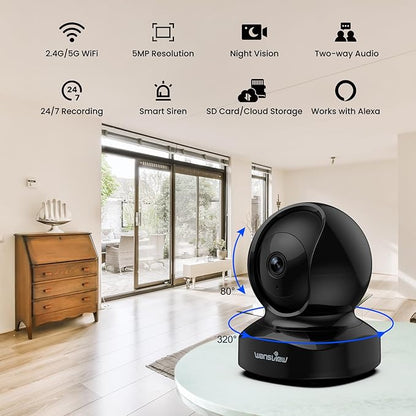wansview Security Camera, IP Camera, WiFi Home Indoor Camera - Image 2