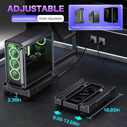 Adjustable Computer Tower Stand - Image 2