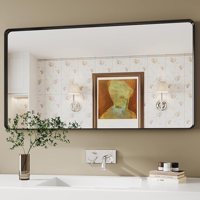 espejos para baños, 30x50 Black Mirror by protylctaster
