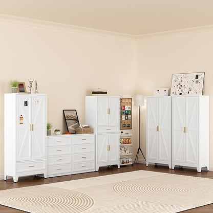 COFaR Metal Storage Cabinet, Farmhouse Storage Cabinet - Image 8