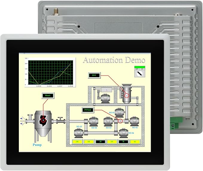 8-Inch Industrial Touch Screen Monitor, Ratio 4:3 Embedded PCAP Touchscreen by IRXSEE