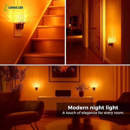 L LOHAS LED Night Light, 2 Pack Dimmable Night Lights Plug into Wall, Automatic - Image 7