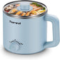 Topwit Hot Pot Electric, Electric Pot, 1.6L Ramen Cooker, Shabu-Shabu, Soup and by TOPWIT