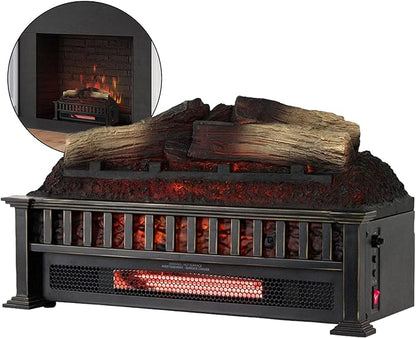 Country Living 23 inch Electric Log Set | Crackling Sound | 1000 Sq Ft Heater | - Image 8