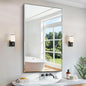 CILIBER Beveled Bathroom Mirror, 24x40 Large Frameless Mirrors by CILIBER