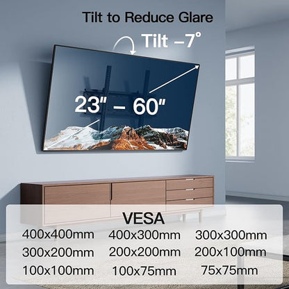 PERLESMITH Tilting TV Wall Mount Bracket Low Profile - Image 6