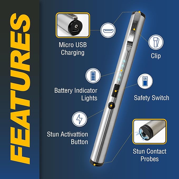 Streetwise Pain Pen 25, 000 Volts Stun Gun - Image 6