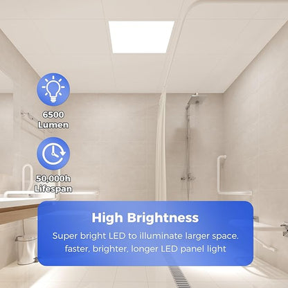 AIKVSXER 18 Pack 2x2 LED Flat Panel Light, Flush Mount Ceiling Light Kitchen - Image 4