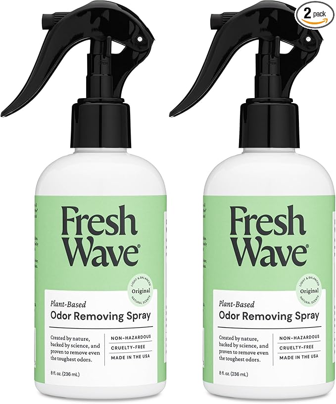 Fresh Wave Original Scent Odor Removing Spray, 8 fl. oz. | Pack of 2 | Odor by FreshWave