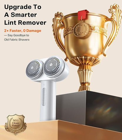 TORRAS Dual-Head Fabric Shaver, Longest Durability & 50ml Large Capacity - Image 8