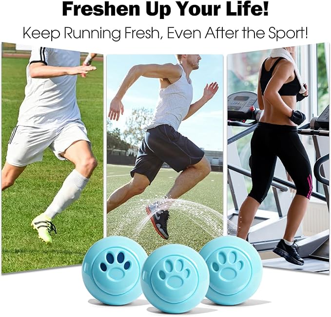 SCENTORINI Shoe Deodorizer Balls, 8 Pack Baby Powder Scent Sneaker Deodorizer - Image 6