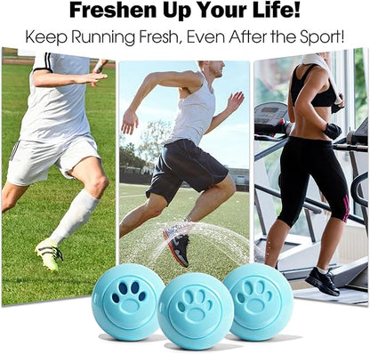 SCENTORINI Shoe Deodorizer Balls, 8 Pack Baby Powder Scent Sneaker Deodorizer - Image 6