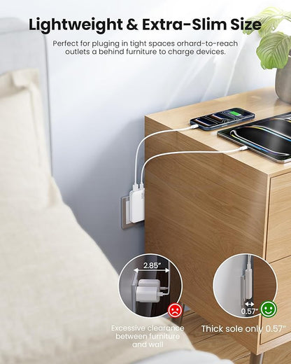 65W Ultra-Thin Foldable Charging Plug USB-C, Portable Mobile Phone and Laptop - Image 4