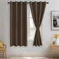 JIUZHEN Blackout Curtains with Tiebacks by JIUZHEN