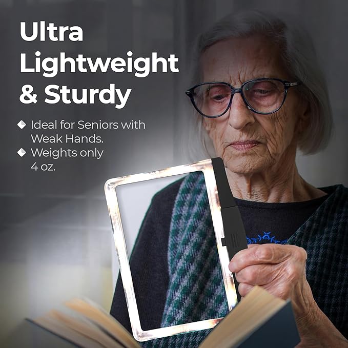 MAGNIPROS 5X Large LED Page Magnifier - Image 7