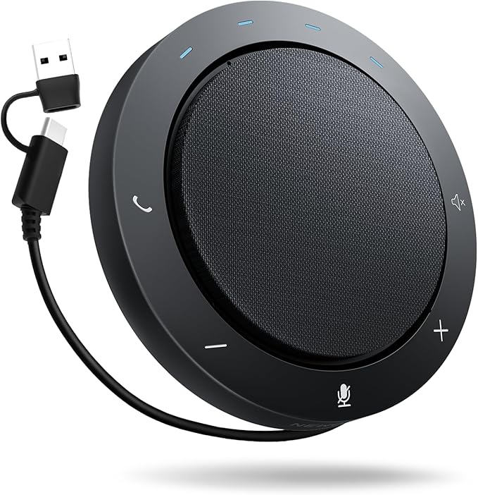 NEWORK Bluetooth Speakerphone for Conference Calls – AI Noise Reduction by NEWORK